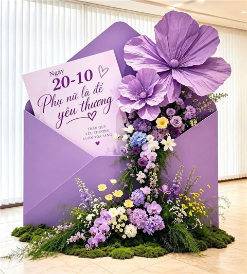 Ảnh Dịch Vụ Trang Trí 20/10 Tại Lotte Center Hà Nội
